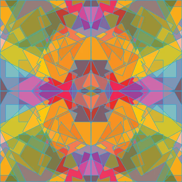 Geometrische patroon, mozaïek vector — Stockvector