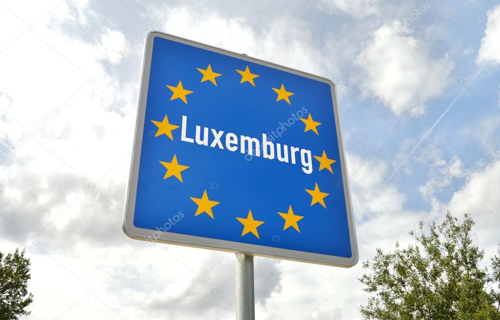 Border of Luxemburg