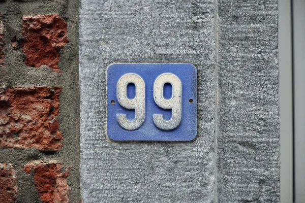 Number Ninety-nine — Stock Photo, Image