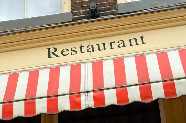 Signo del restaurante — Foto de Stock