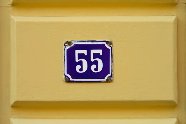 Number Fifty-five — Stock Photo, Image