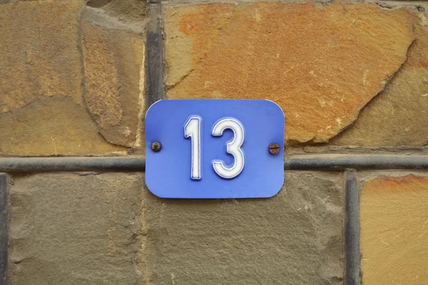 13 numara — Stok fotoğraf