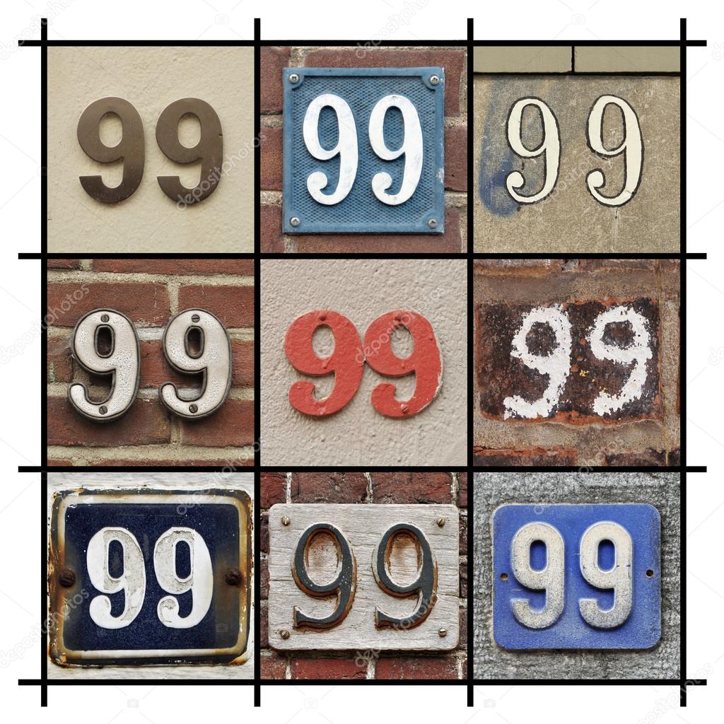 Numbers 99 Stock Photo Image By C Defotoberg Numbers 99 Stock Photo Image By C Defotoberg