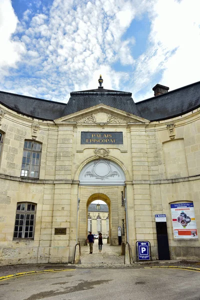 Verdun France August 2017 Επισκοπικό Μέγαρο Verdun Μέρος Του Κτιρίου — Φωτογραφία Αρχείου