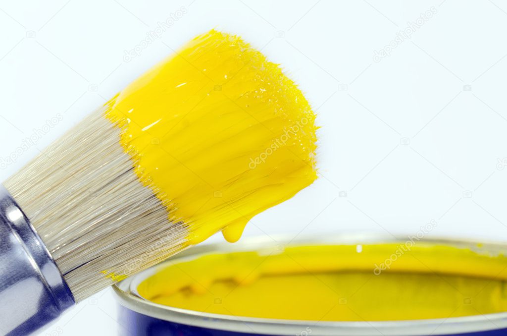Yellow brush