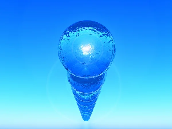 Синій сфери — стокове фото