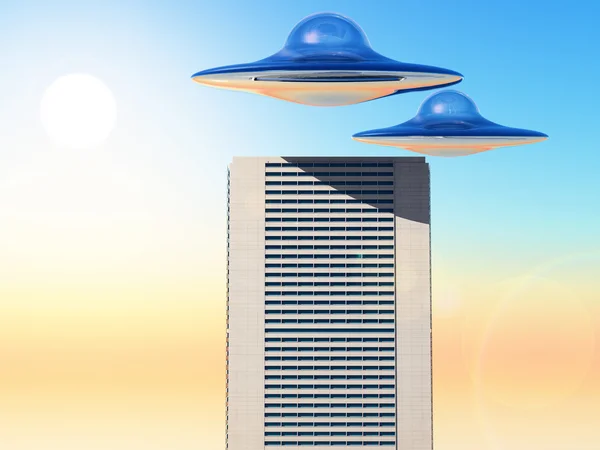 UFO's s — Stockfoto
