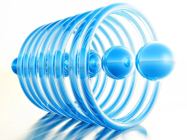 Blue balls — Stock Photo, Image