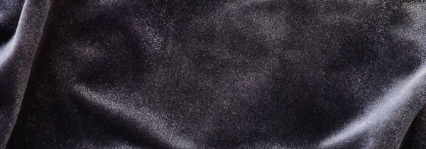 Aksamitna Faktura Ciemnoszary Kolor Tła Drogie Luksusowe Tkaniny Tapety Przestrzeń Obraz Stockowy