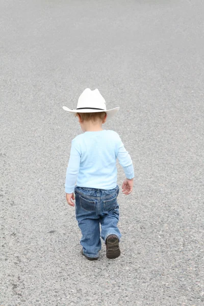 Kleine cowboy Rechtenvrije Stockafbeeldingen