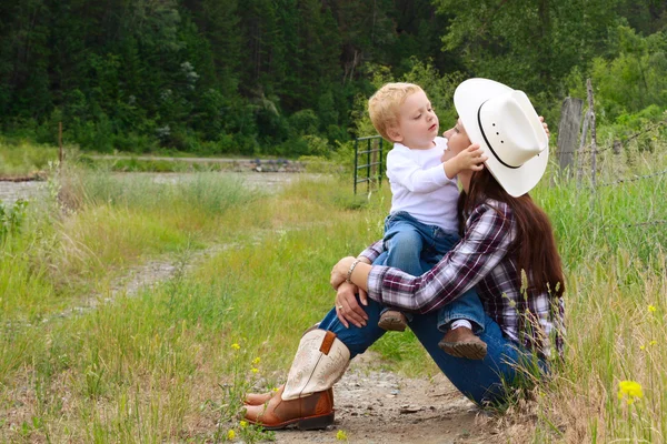 Mãe e filho Fotografia De Stock