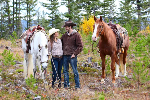 Paseos a caballo — Foto de Stock