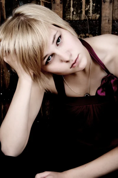 Vacker blond — Stockfoto