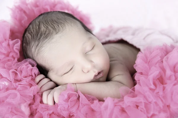 Newborn girl — Stock Photo, Image