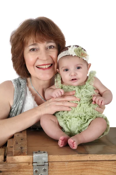 Babička a vnučka — Stock fotografie