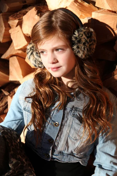 Winter-Teenager — Stockfoto