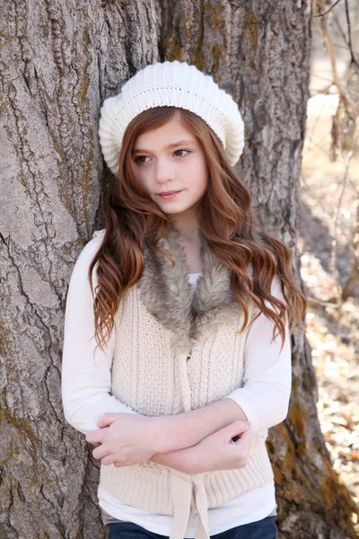 Winter-Teenager — Stockfoto