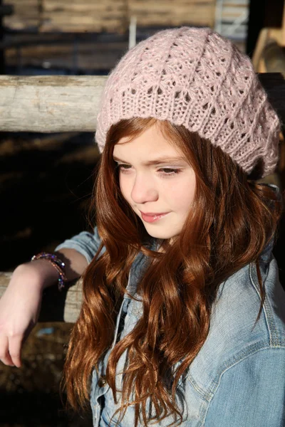 Winter-Teenager — Stockfoto