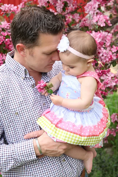 Padre e hija — Foto de Stock