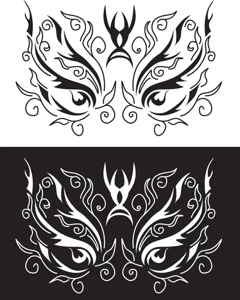 Tattoo masker — Stockvector