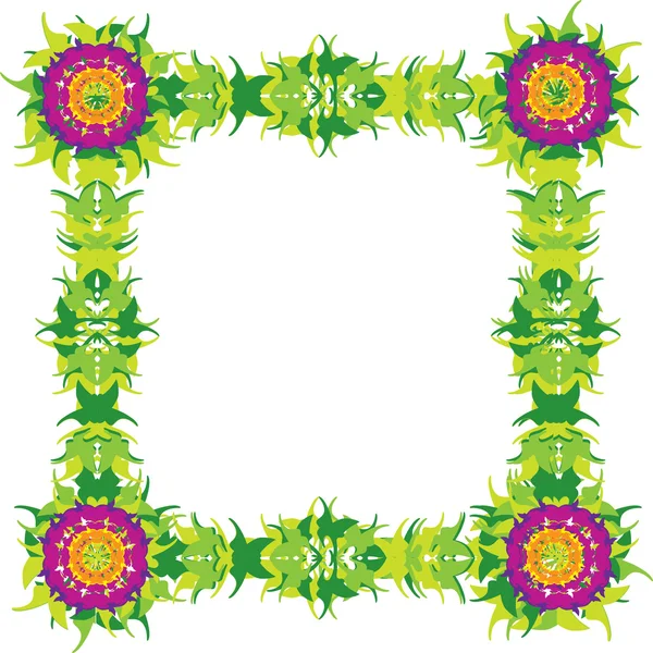 Floral frame — Stock Vector