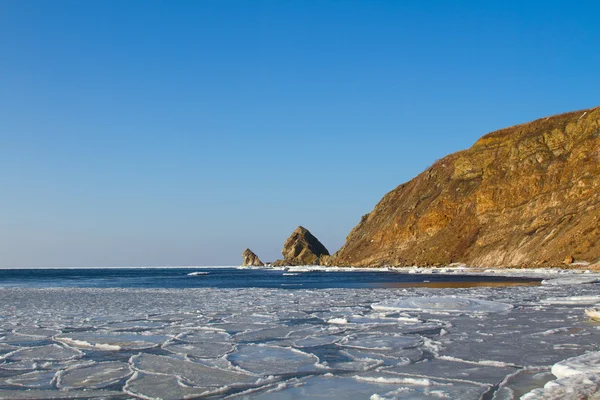 Winter coast — Stock Photo, Image