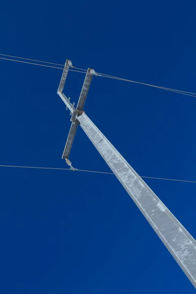 Macht transmissie torens — Stockfoto