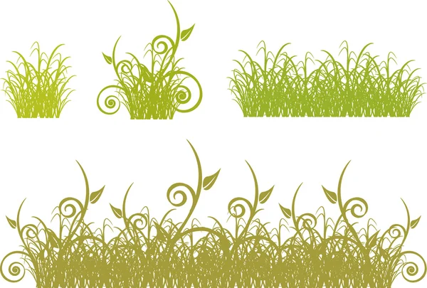 Green grass — Stock Vector