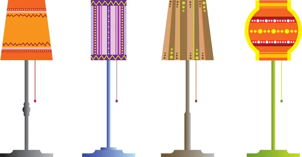 Lámparas — Archivo Imágenes Vectoriales