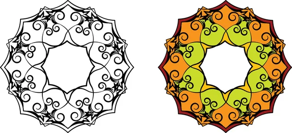 Abstracte bloem — Stockvector