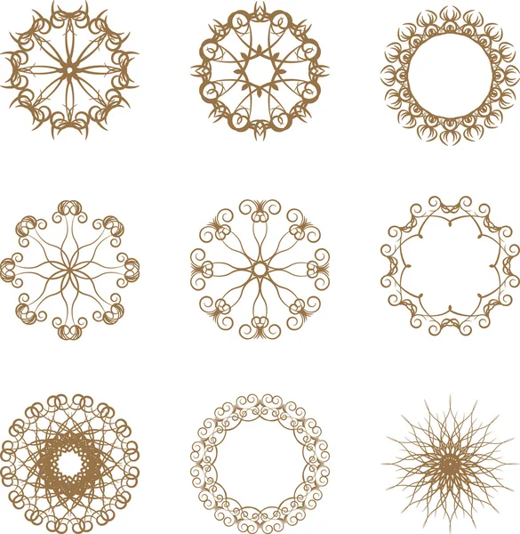 Decorative design elements — Stock Vector