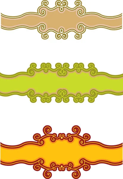 Bannière de modèle — Image vectorielle