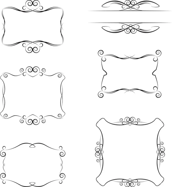 Винтажные рамки — стоковый вектор