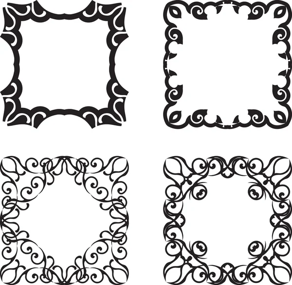 Vintage frames — Stock Vector