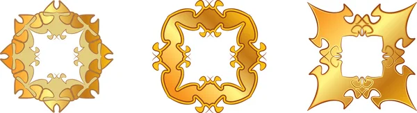 Simbolo oro — Vettoriale Stock