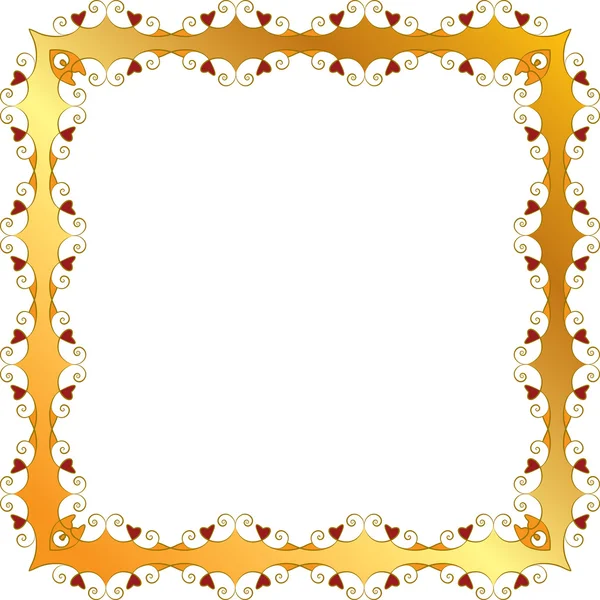 Golden frame — Stock Vector