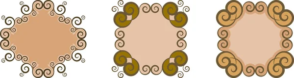 Swirl frame — Stockvector