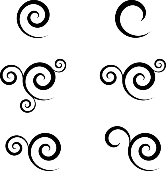 Swirl symbol — Stock Vector