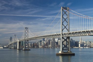 SAN FRANCISCO - NOVEMBER 2012: The Bay Bridge, November 2nd, 201 clipart