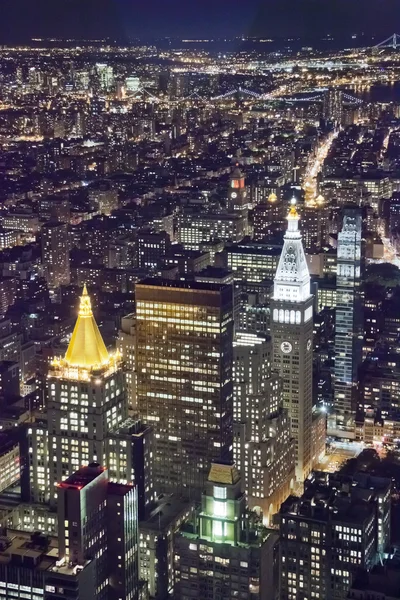The New York City in twilight — Stock Photo, Image