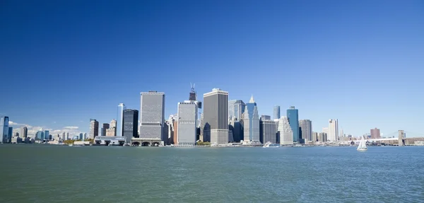 Небесная линия Нью-Йорка — стоковое фото