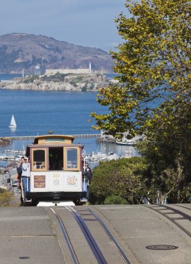 san francisco-ABD, 2 Kasım 2012: kablo araba tramvay. s