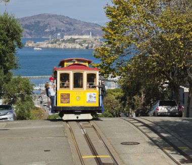 san francisco - Kasım 2012: kablo araba tramvay, 2 Kasım,