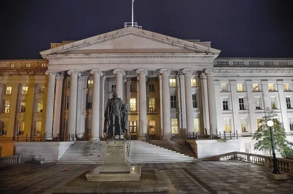 US Treasury Department in Washington D.C — Stock Photo, Image