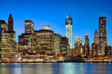 New York'un downtown w özgürlük Kulesi