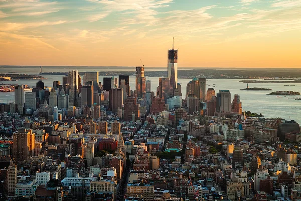 New york city - centro di commercio mondiale — Foto Stock