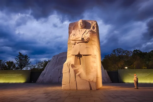 Washington, dc - 10 oktober: minnesmärke till Dr martin luther king — Stockfoto