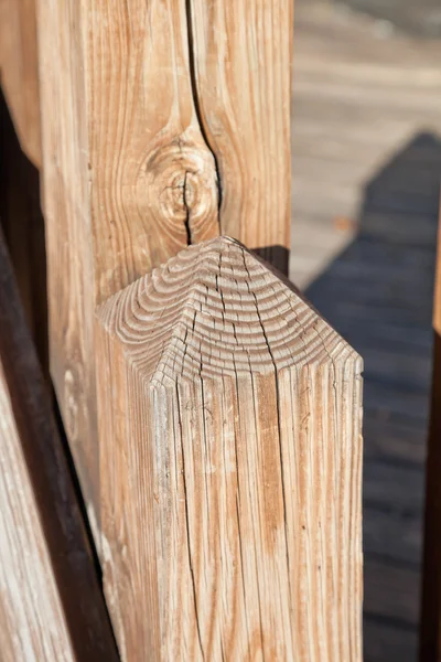 木製柵の詳細 — ストック写真