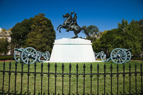 Andrew Jackson in Lafayette Square, Washington D.C. — Stock Photo, Image