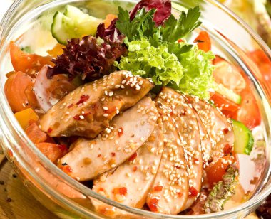 bonfile salatası Meksika stili